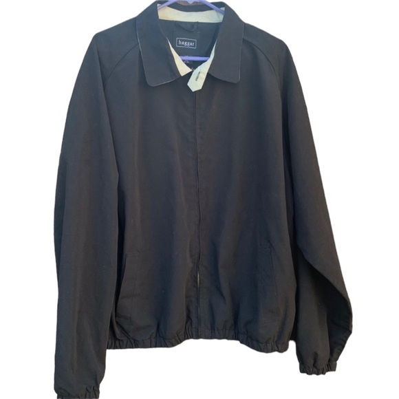Haggar large black men's windbreaker - Picture 1 of 3